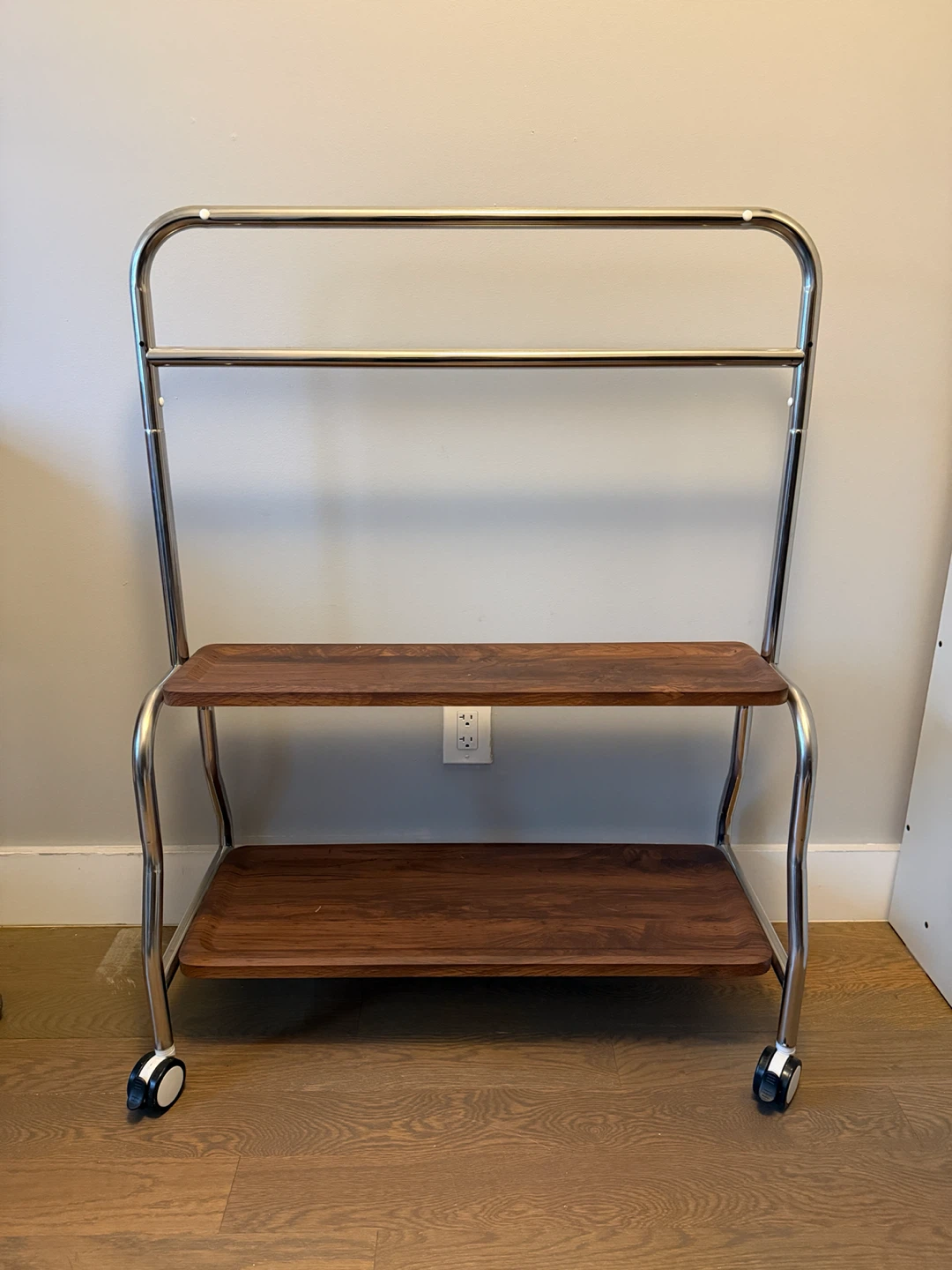 Easel Rolling TV Stand for 32-75" TVs with shelf - photo 2