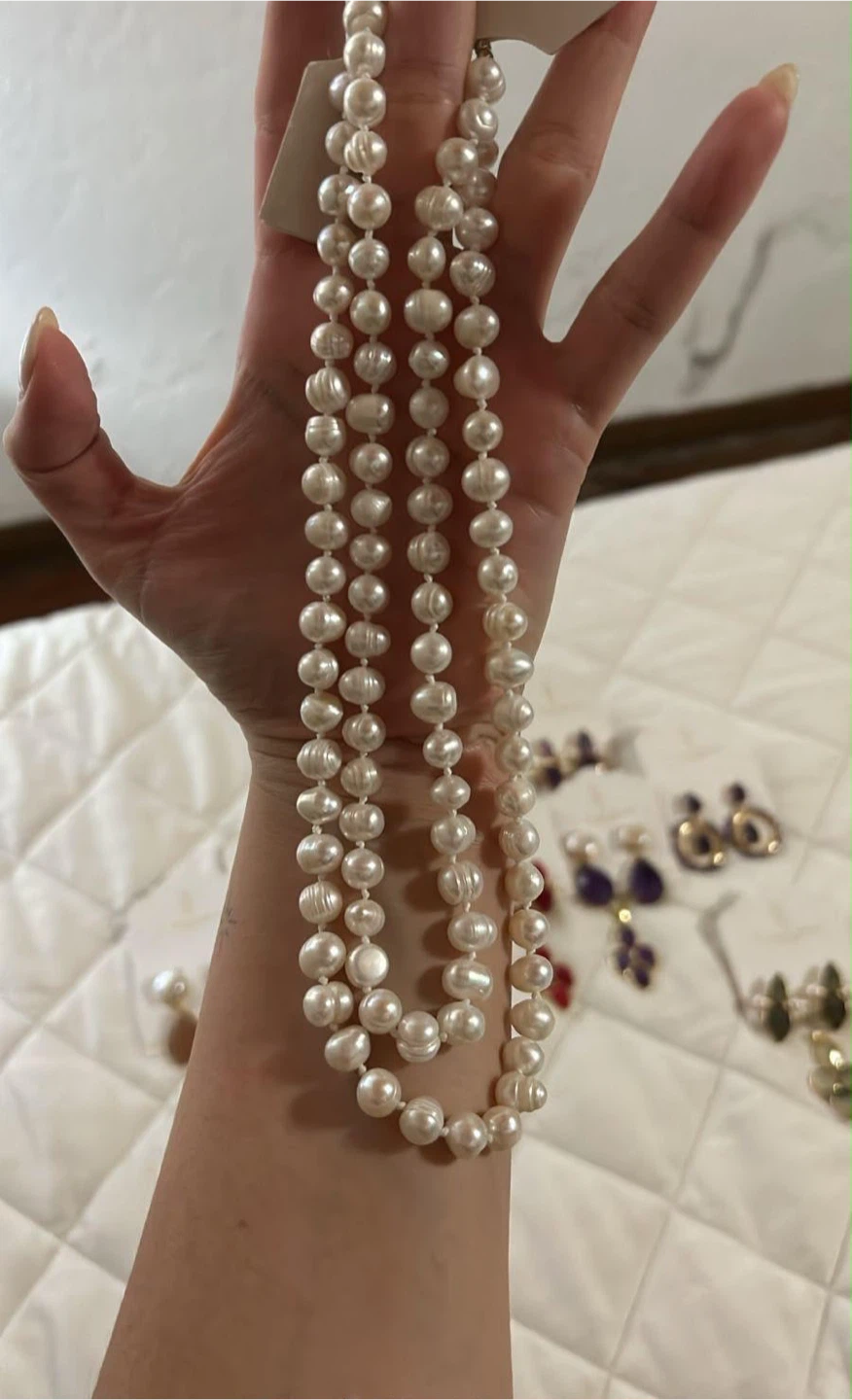 White Freshwater Pearl Necklace