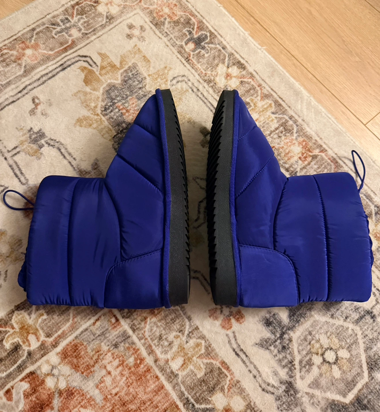 Oysho Quilted Winter Boots Blue - photo 4