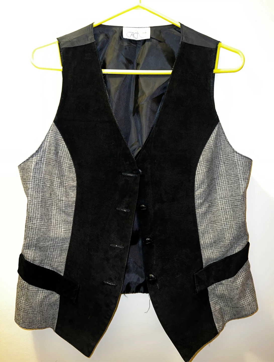 Cachet Black and Grey Vest