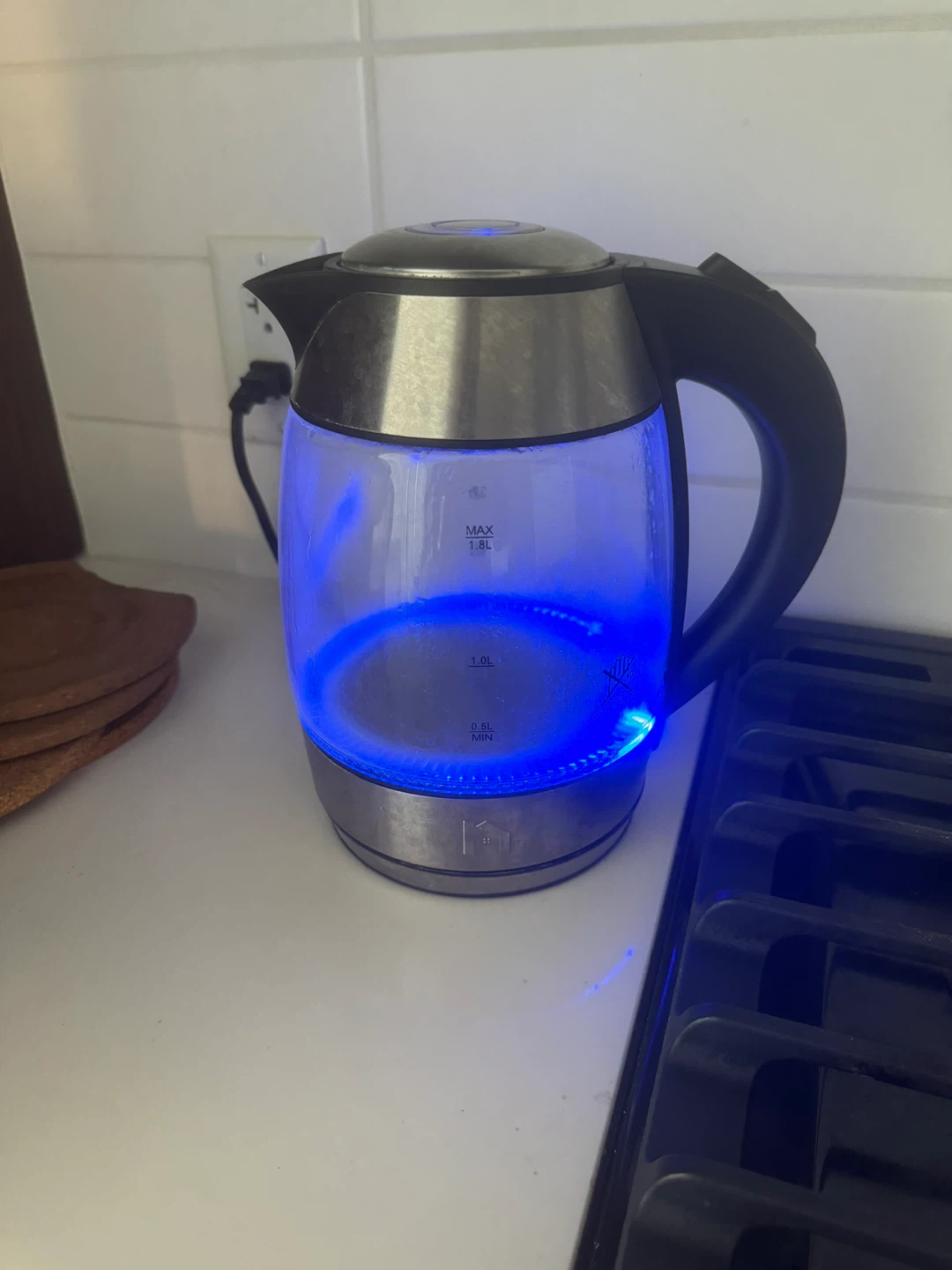 Home Electric Glass Kettle 1.8L - photo 3