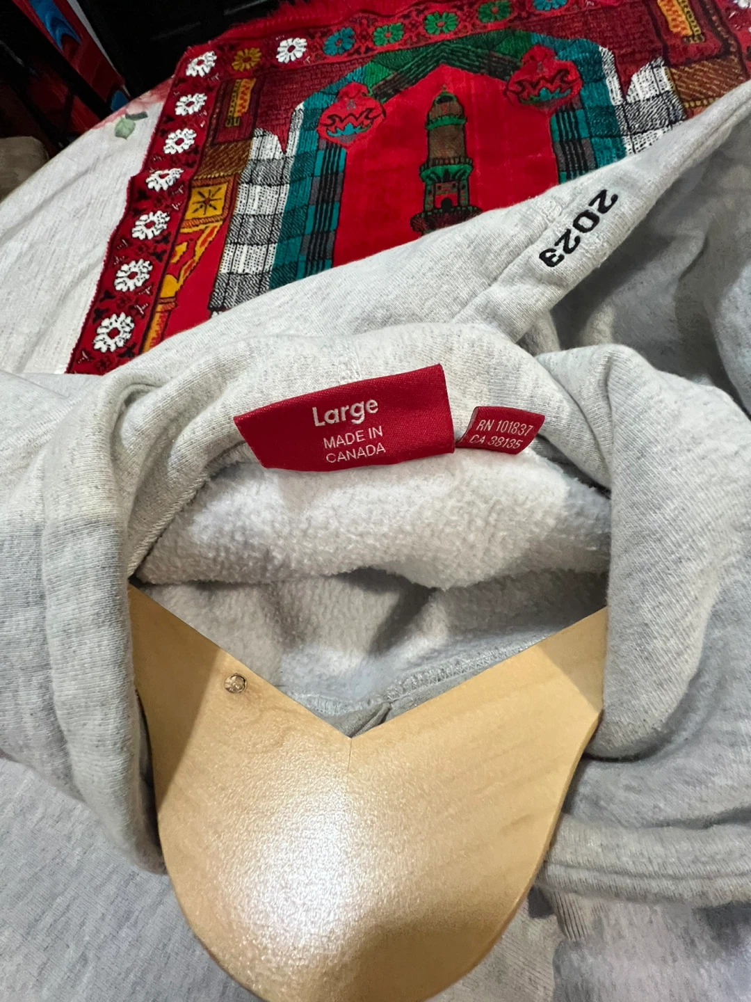 Supreme Box Logo Hoodie Grey Camo - photo 4