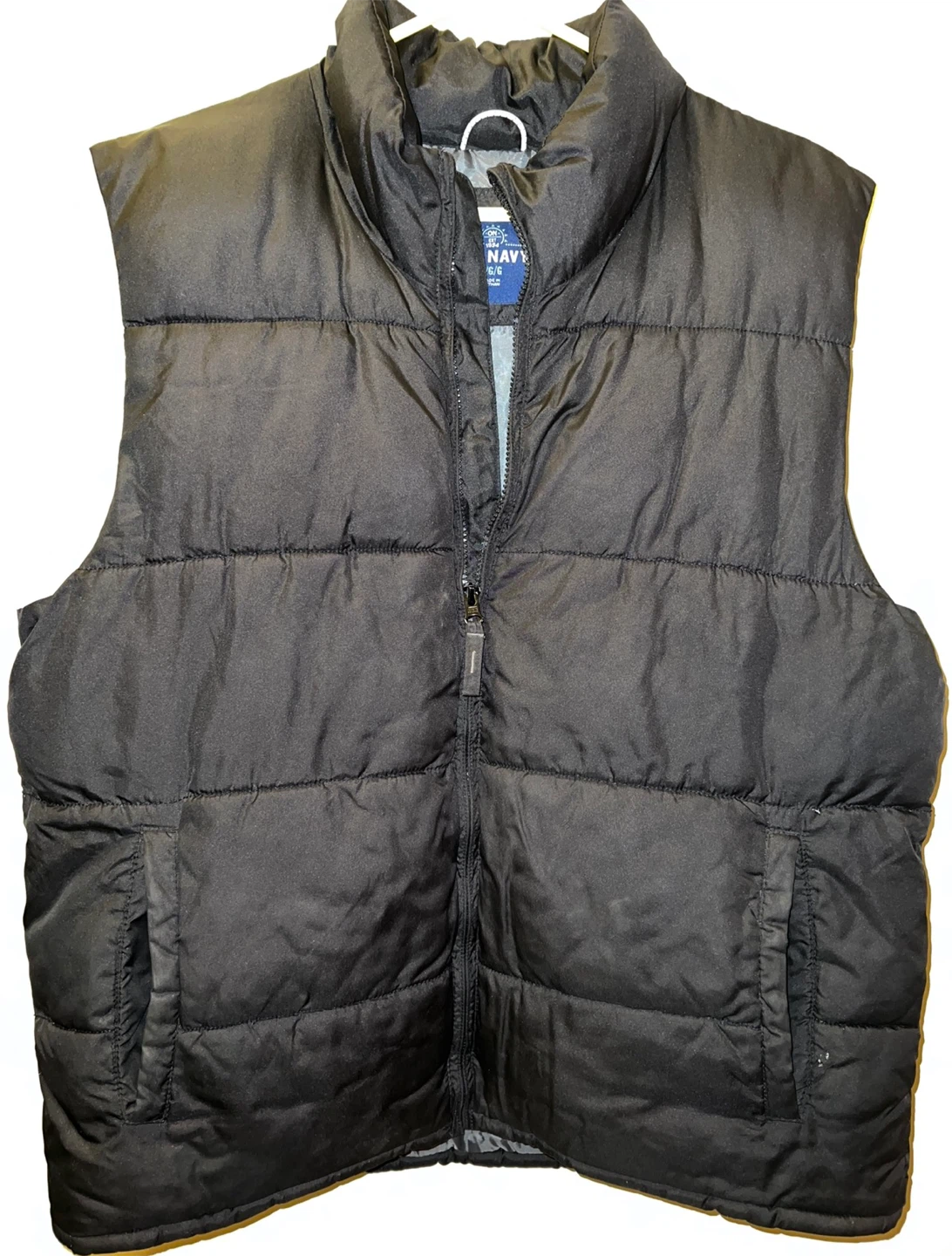 Old Navy Black Puffer Vest