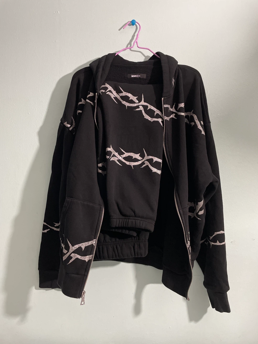 NOVAMEN Black Hoodie and Sweatpants Set - photo 5