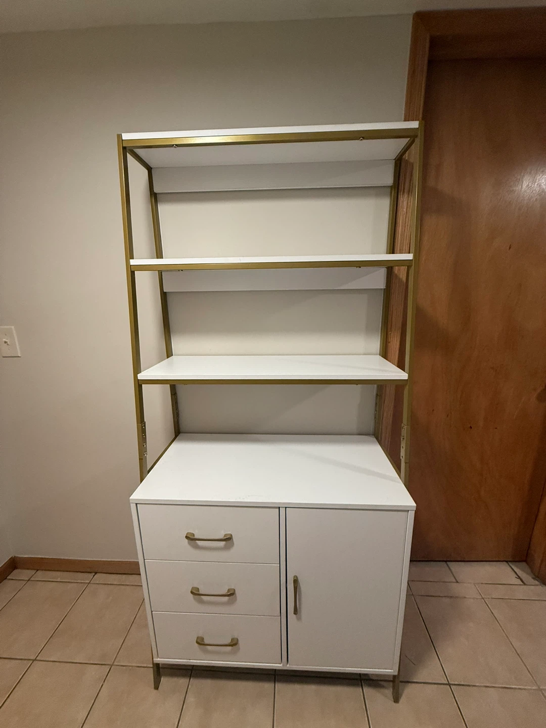 Metal Bookcase.