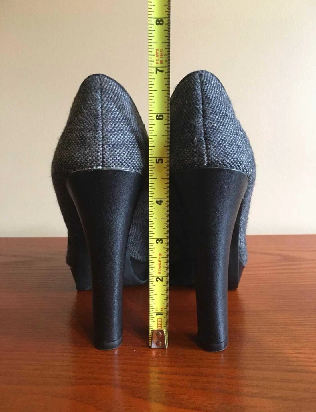 LADIES GREY, SILVER HIGH HEELS (Size 7 & 7W) - photo 4