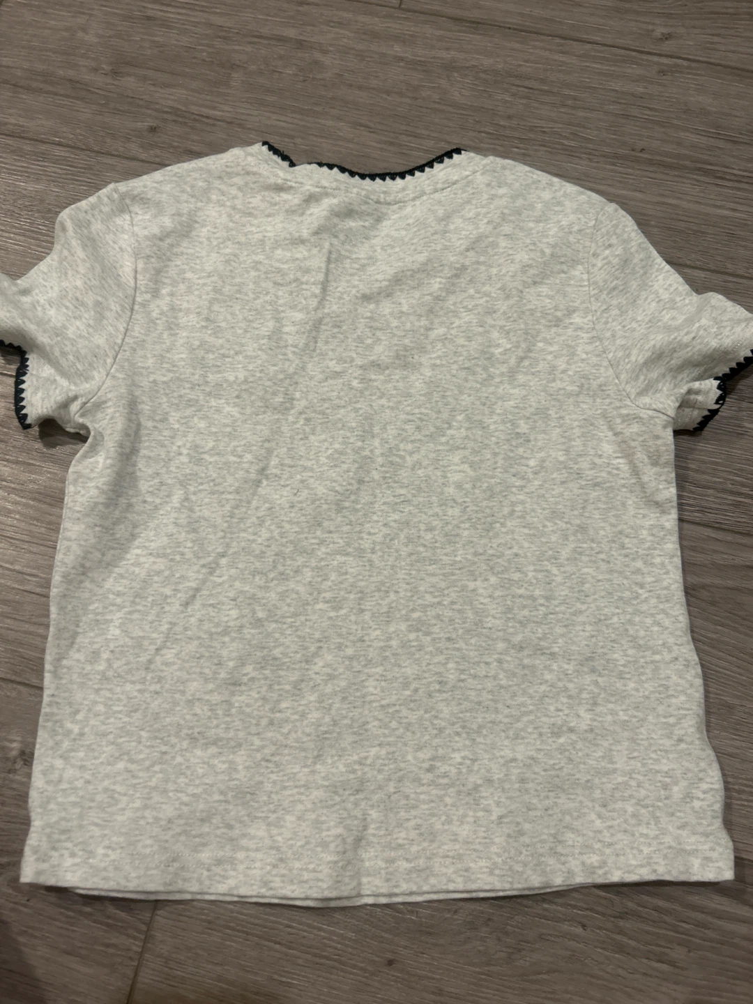 SEM/R Grey Dachshund Graphic T-Shirt / Crop Top - photo 2