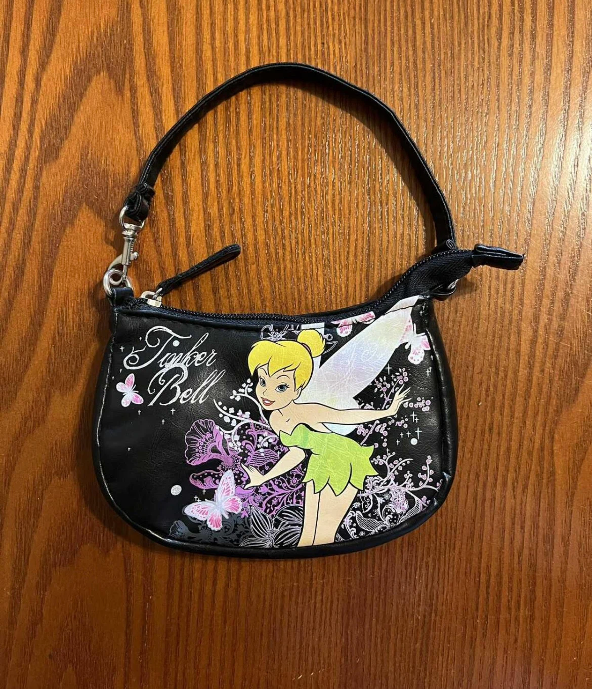 VINTAGE BLACK MINI PURSE, POUCH - photo 2