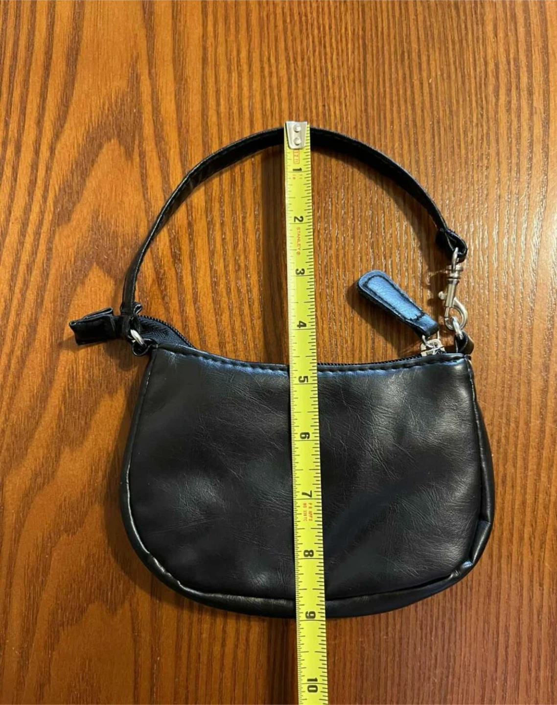 VINTAGE BLACK MINI PURSE, POUCH - photo 4
