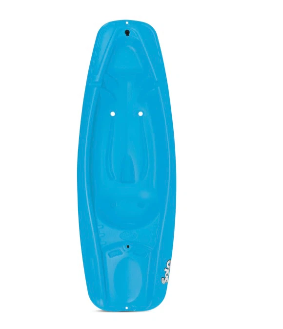 Pelican Solo Kids Sit-on Recreational 1-Person Kayak, Blue, 6-ft