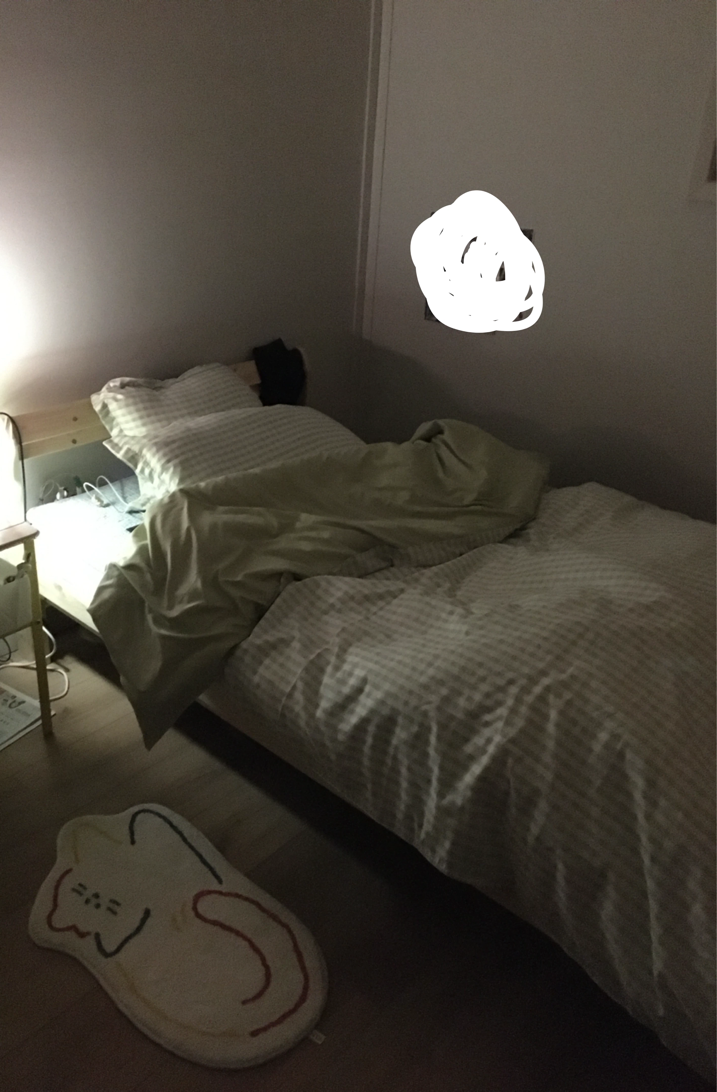 IKEA Twin Bed Frame and mettress