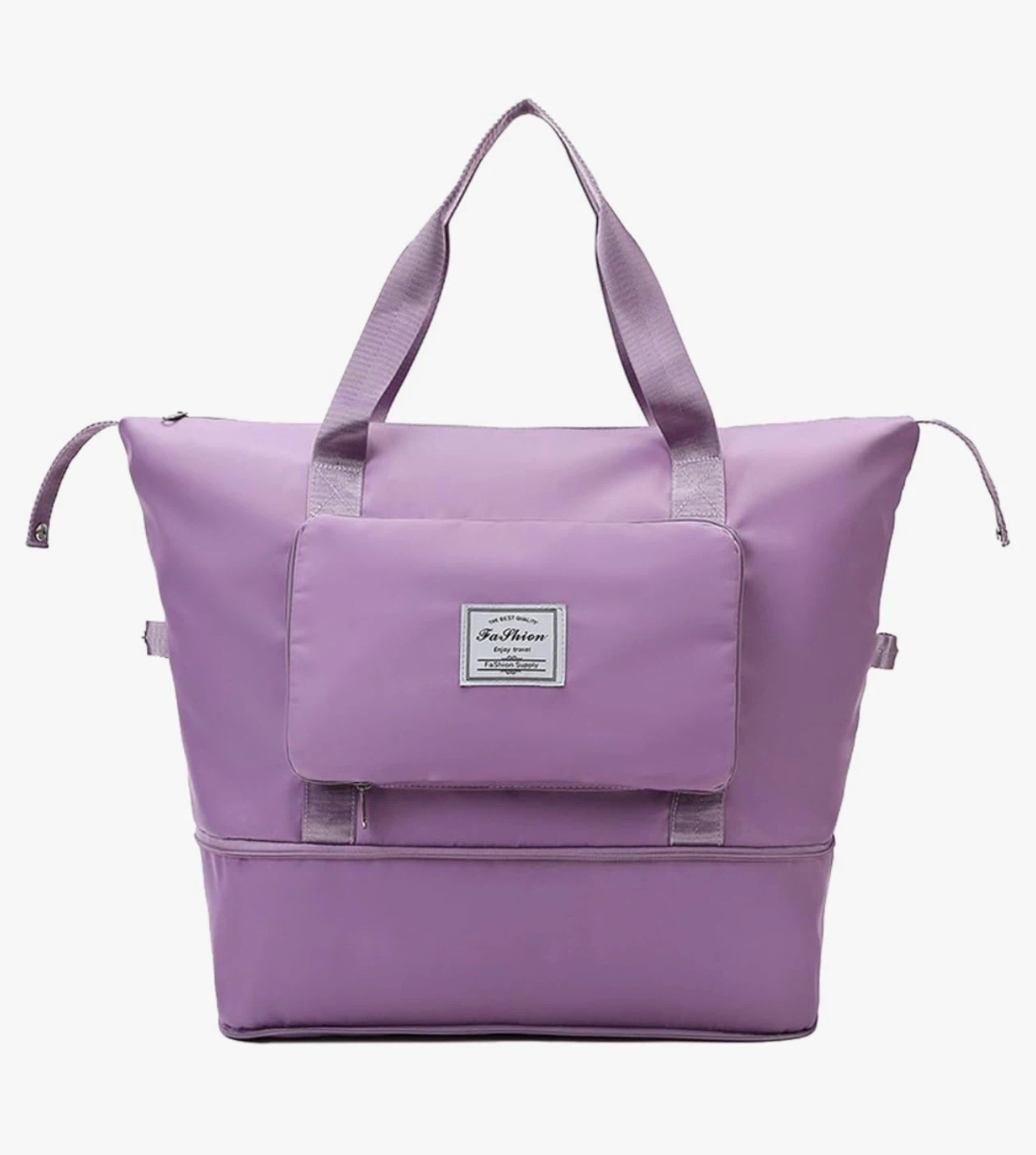 Brand New Purple Expandable Travel Tote Bag