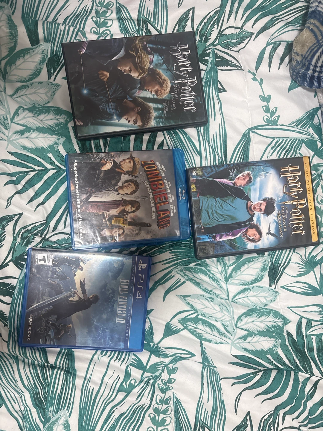 Assorted DVD, Blu-ray, and PS4 games