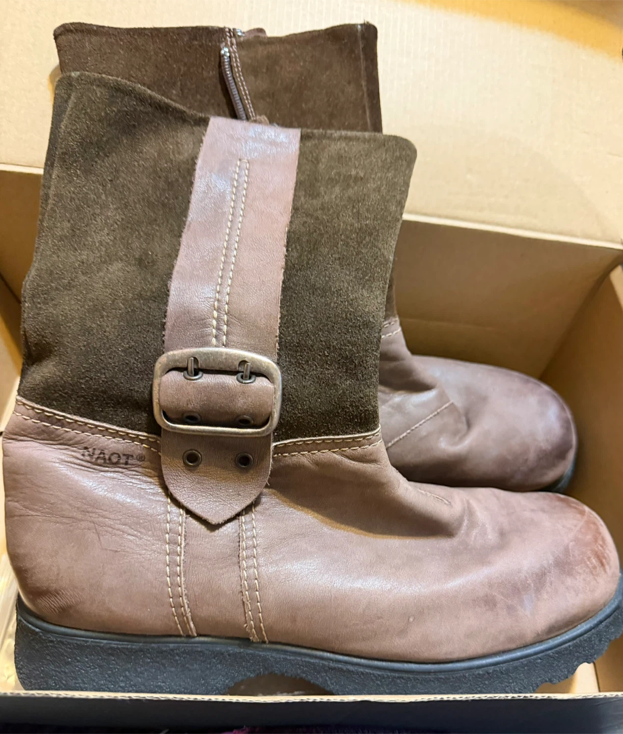 Naot Leather Boots Size 10