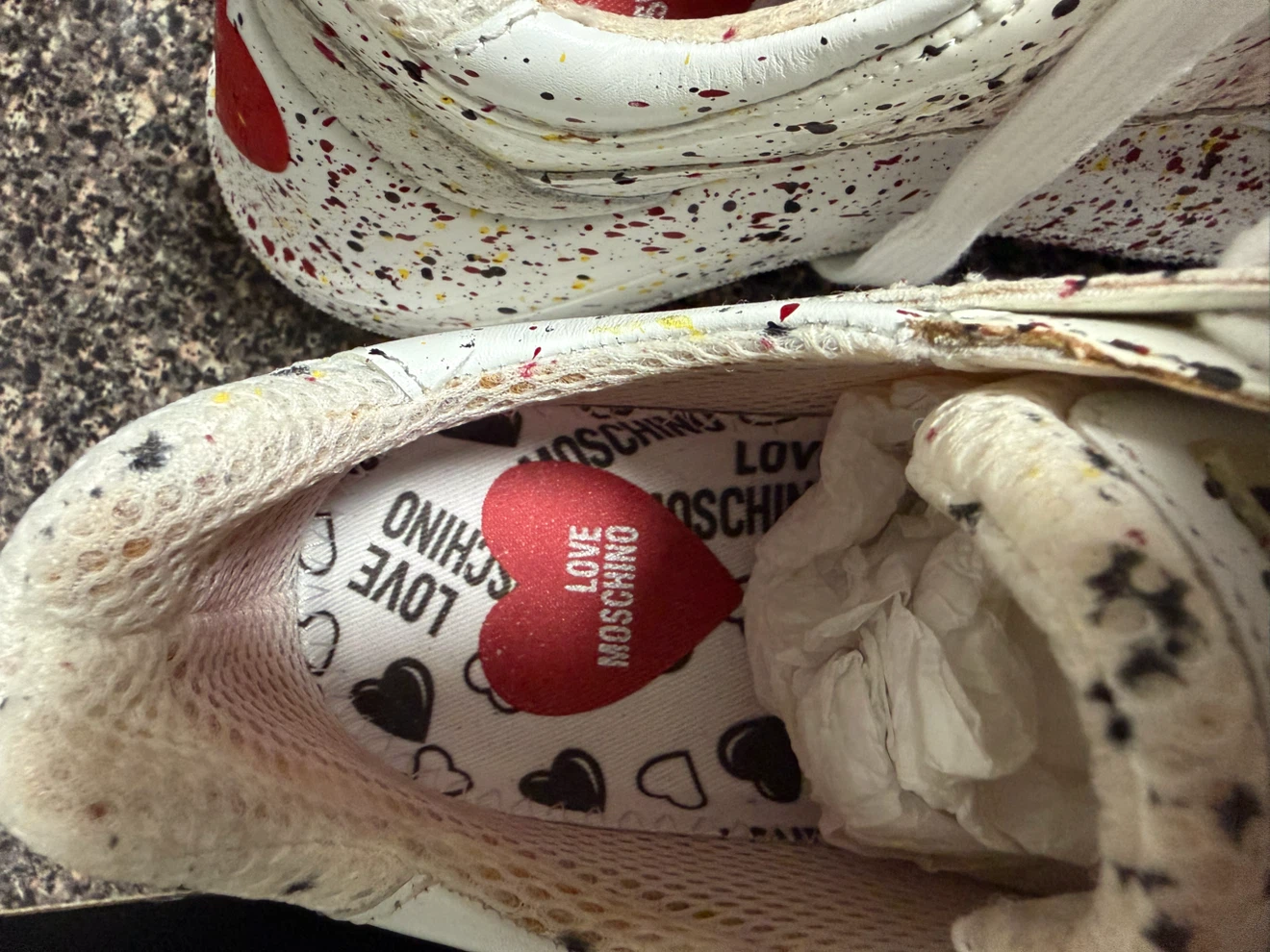 Love Moschino Paint Splatter Sneakers - photo 2