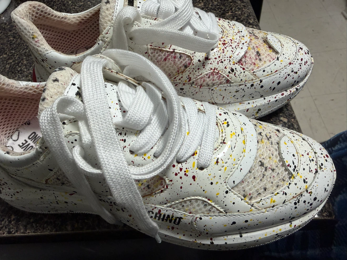 Love Moschino Paint Splatter Sneakers - photo 3