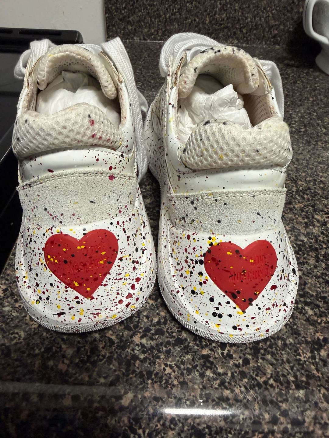 Love Moschino Paint Splatter Sneakers - photo 4