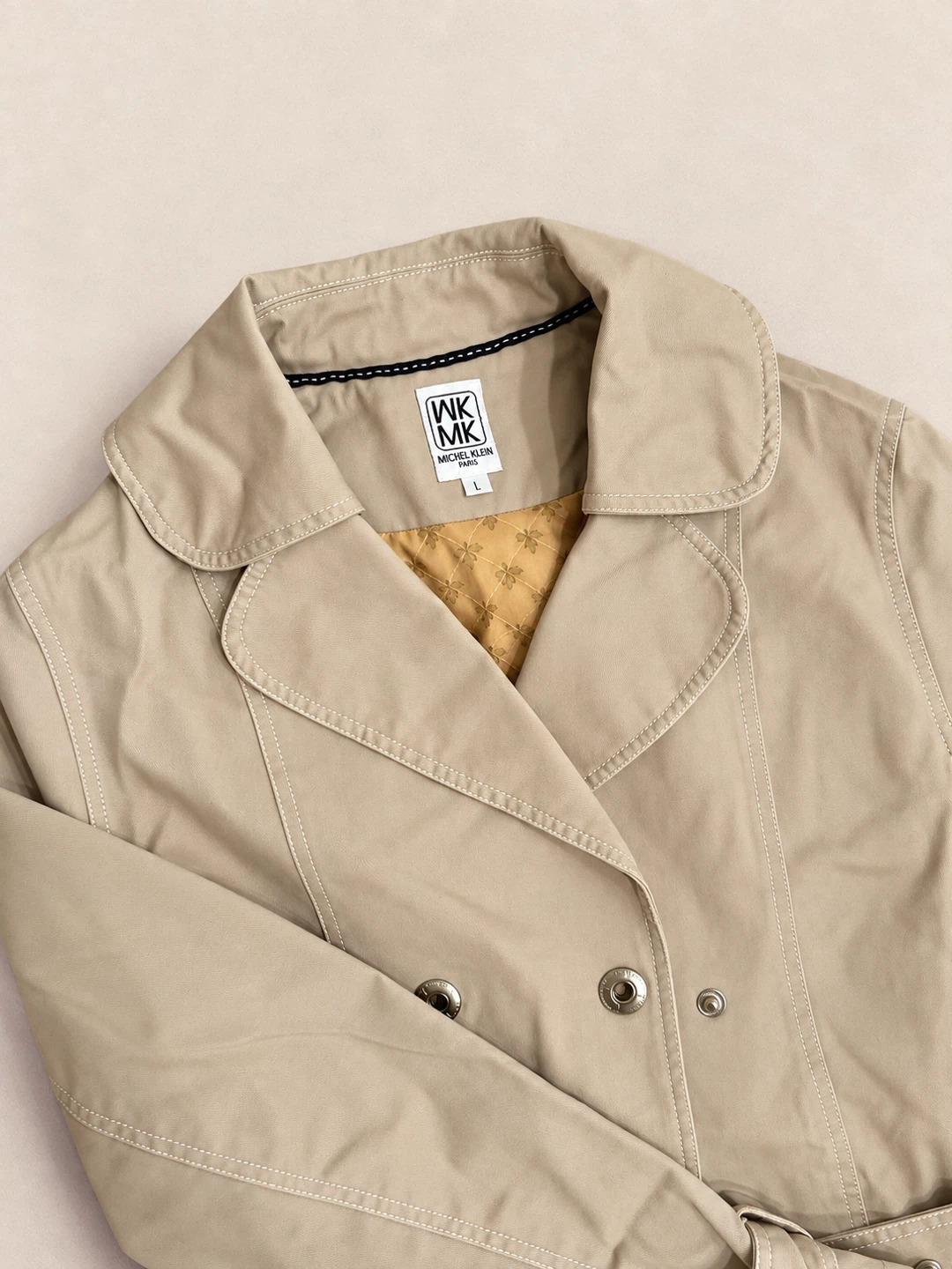 MK MICHEL KLEIN Beige Trench Coat - photo 2