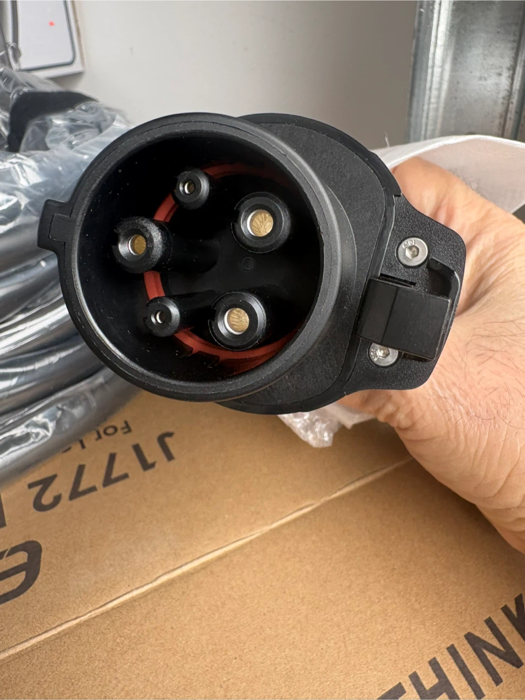 Electric cars extension charging cable