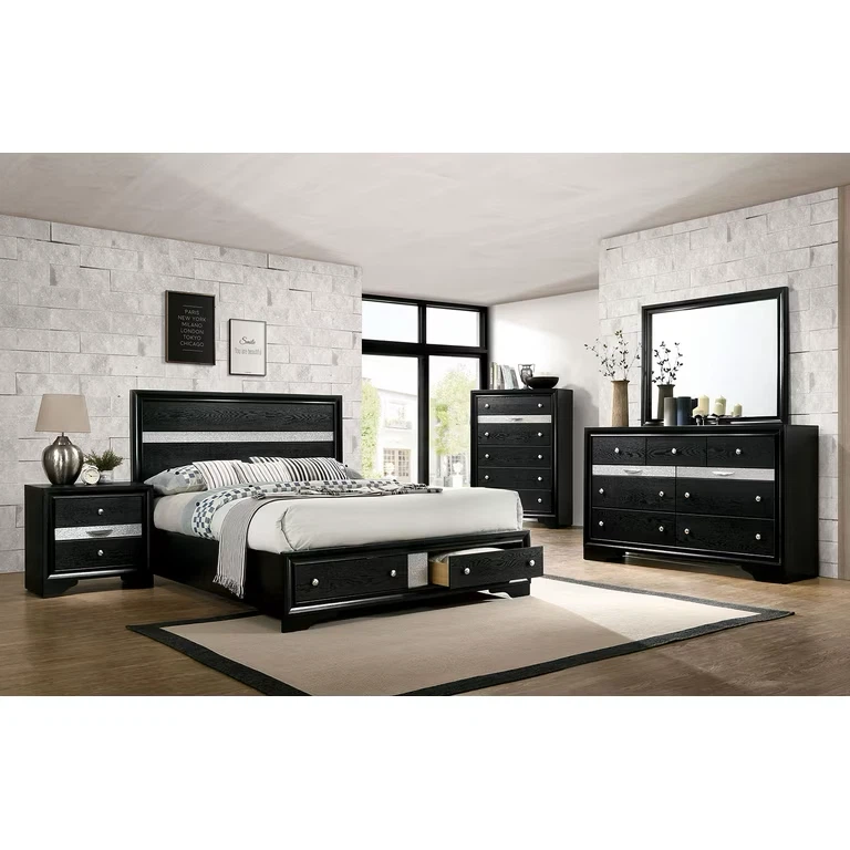 Complete Black Bedroom Set | Queen & King Available