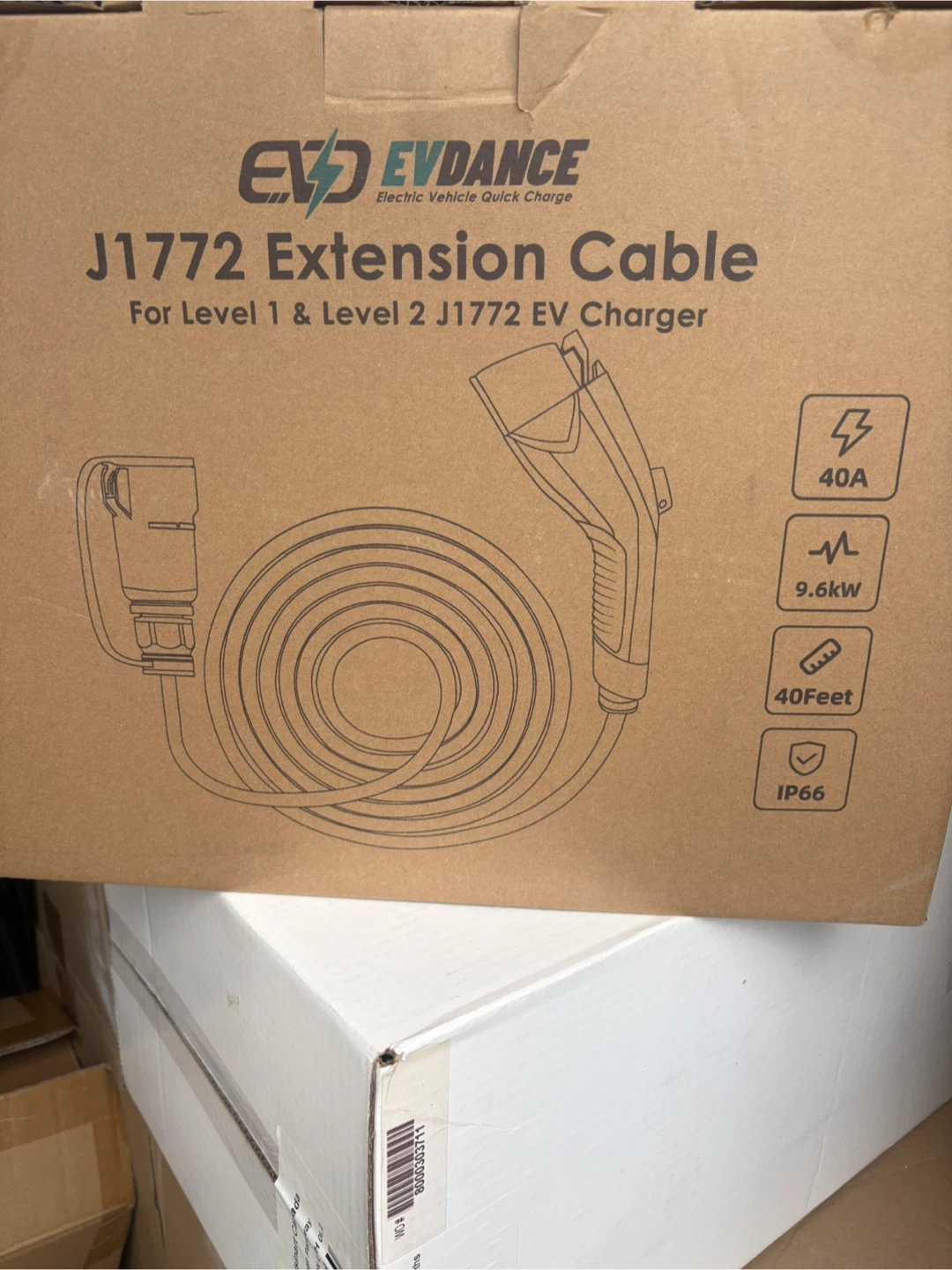 Electric cars extension charging cable - photo 5