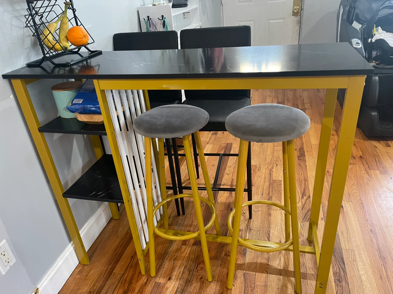 Bar Table with Two Stools