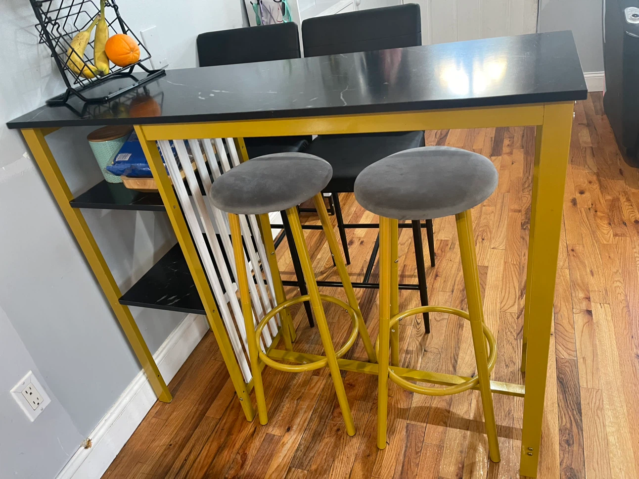 Bar Table with Two Stools - photo 2