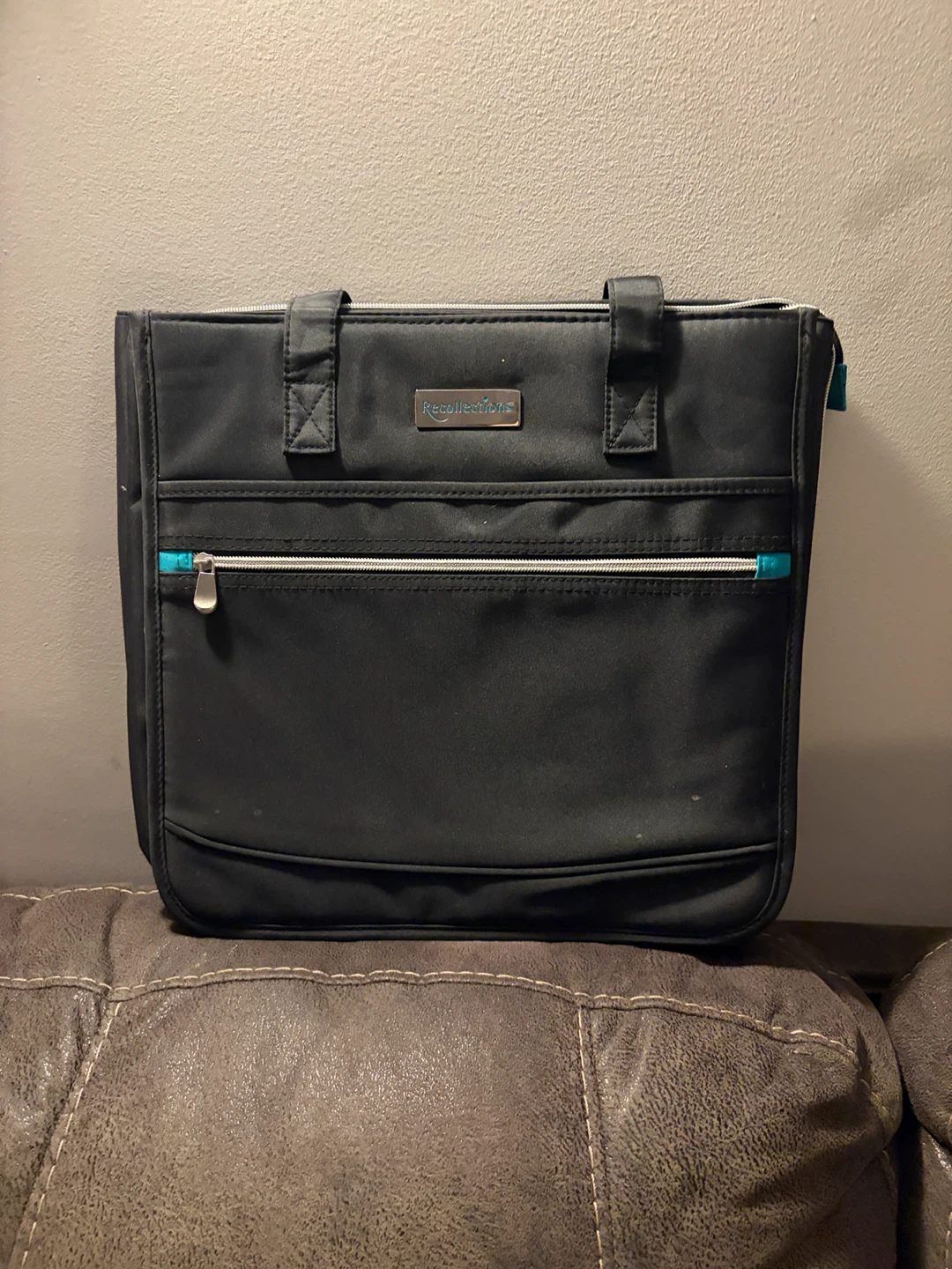 Recollections Black Craft Organizer Tote