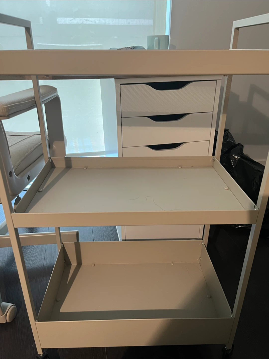 IKEA NISSAFORS Utility Cart, Beige