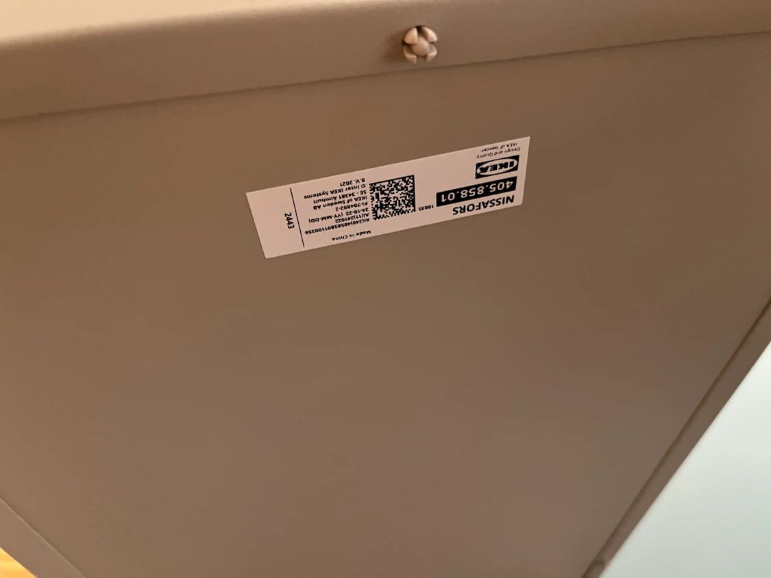 IKEA NISSAFORS Utility Cart, Beige - photo 4