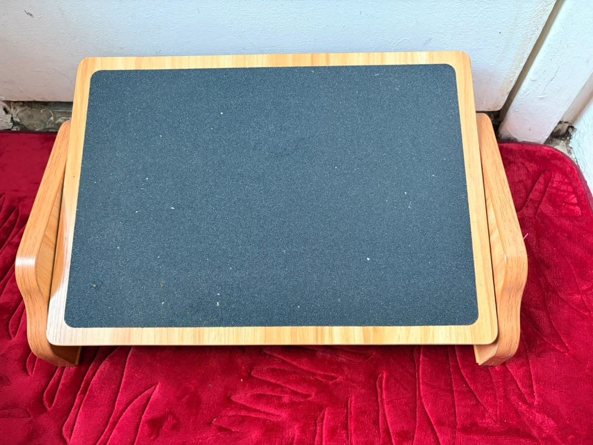 Wooden foot rest