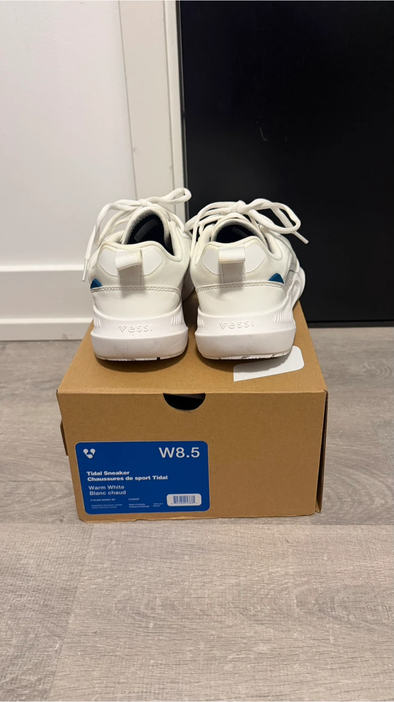 Women’s Vessi Tidal Sneakers, Warm White - Size 8.5 - photo 2