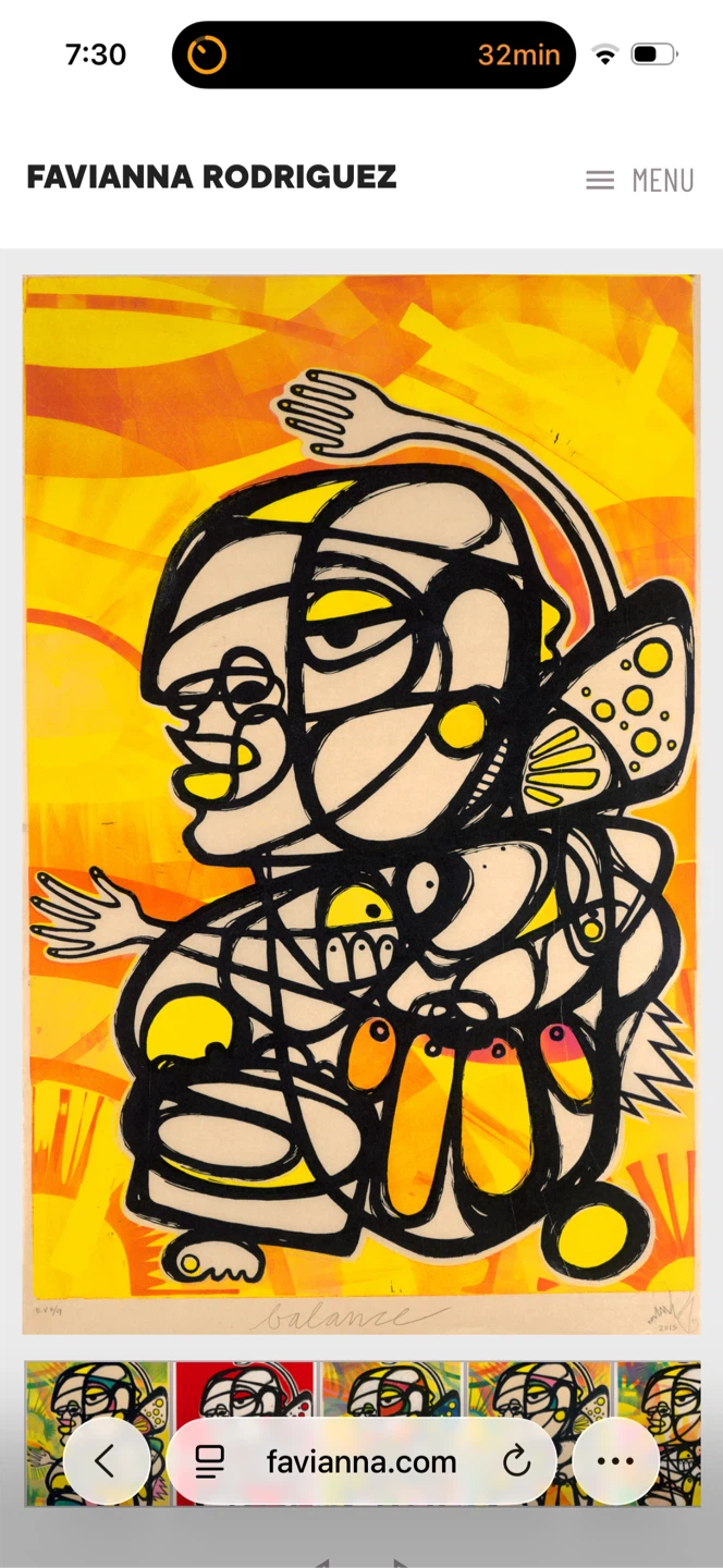 Favianna Rodriguez Balance Art Print