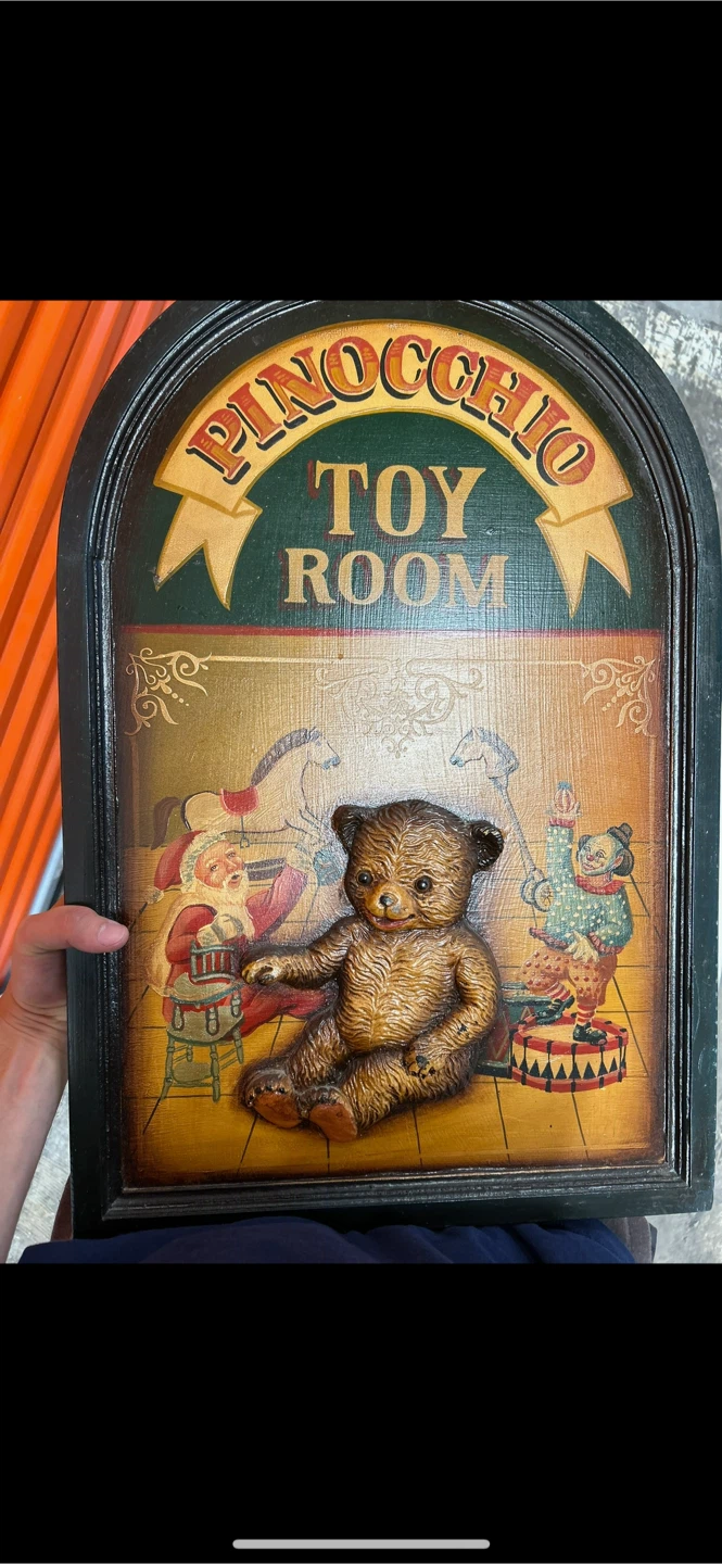 vintage toy story pinocchio piece