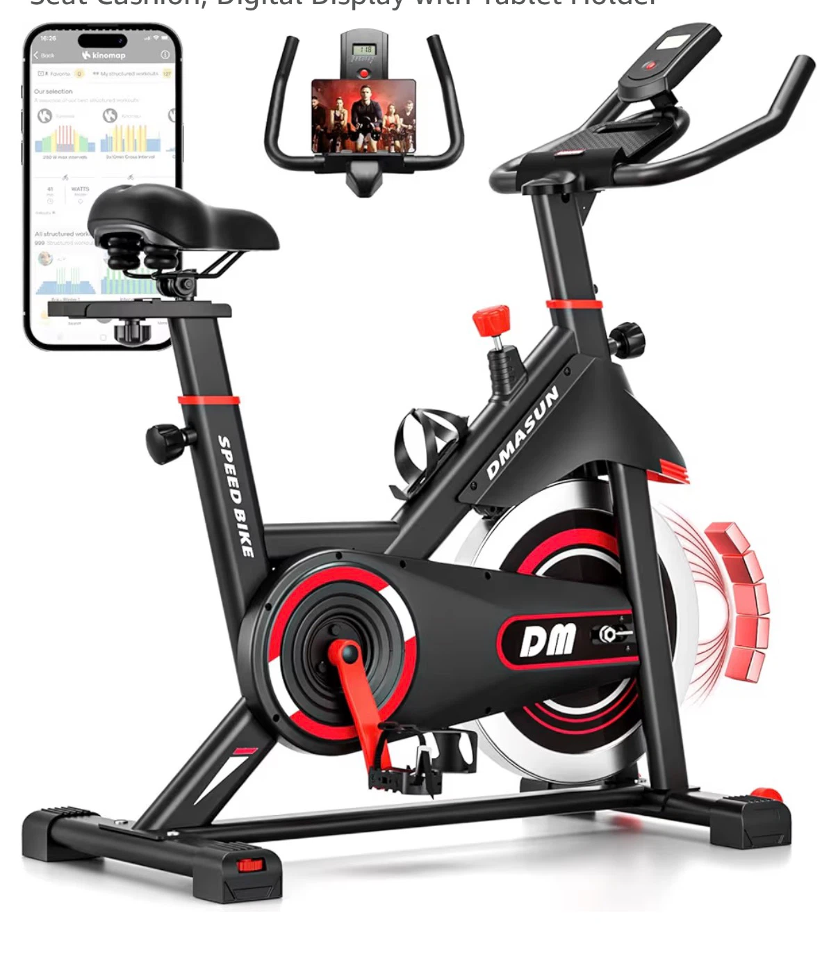 DMASUN Stationary Indoor Exercise Bike