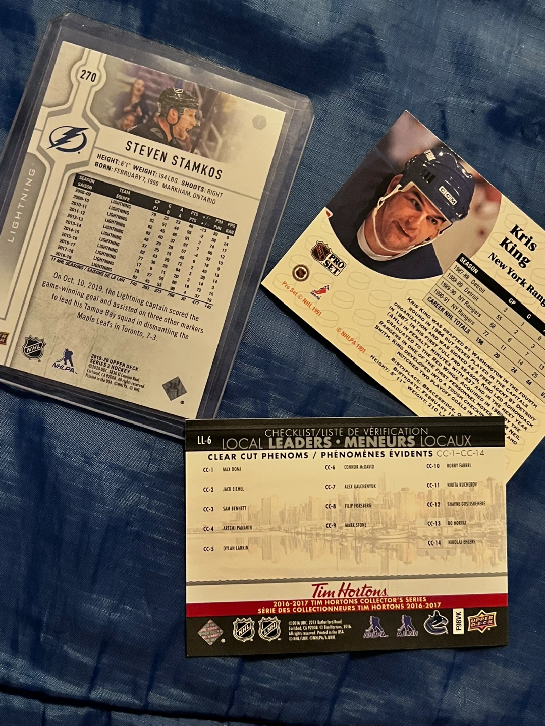 Lot of 3 NHL Hockey Trading Cards - photo 2