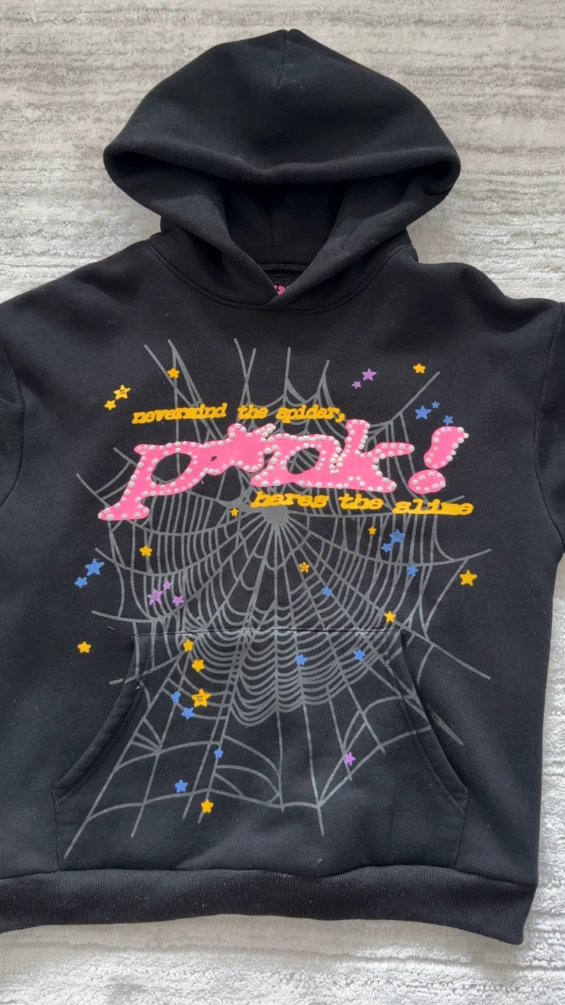 Sp5der Hoodie Black