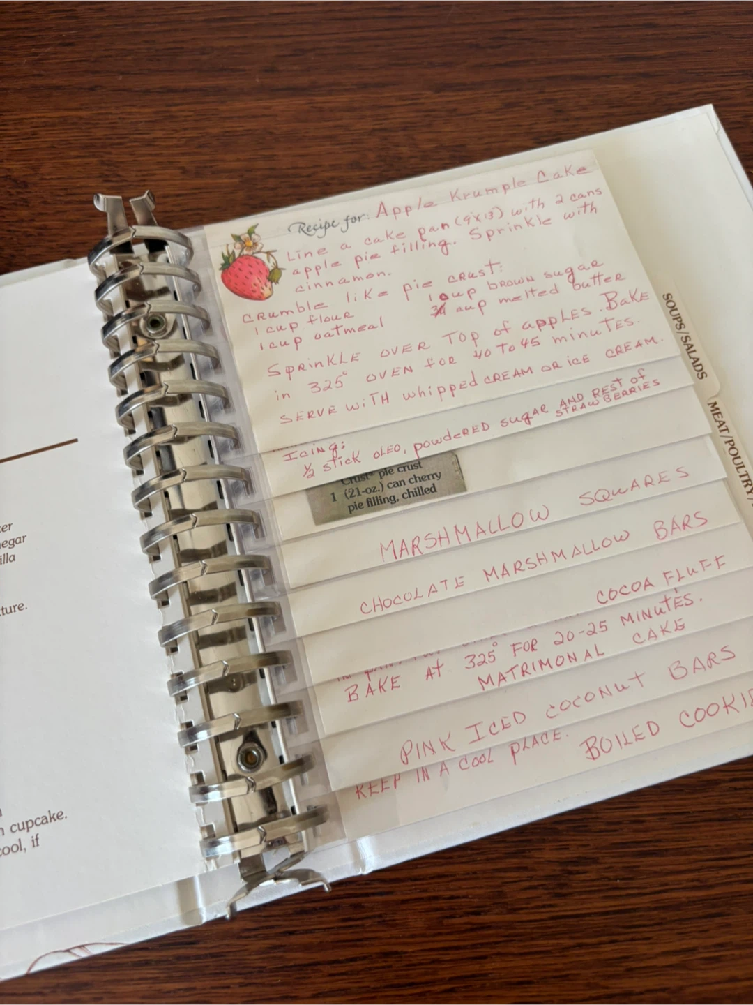 Vintage Home Cooking Loaded Recipe Binder - photo 3