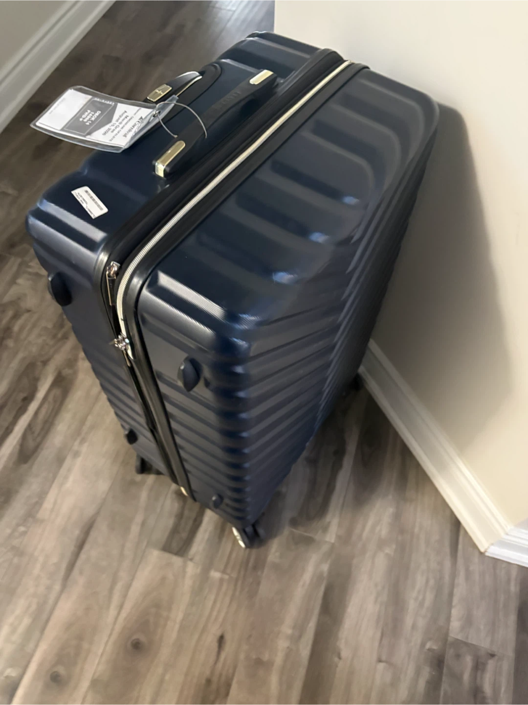 Carnival Hard Shell Suitcase - Navy Blue