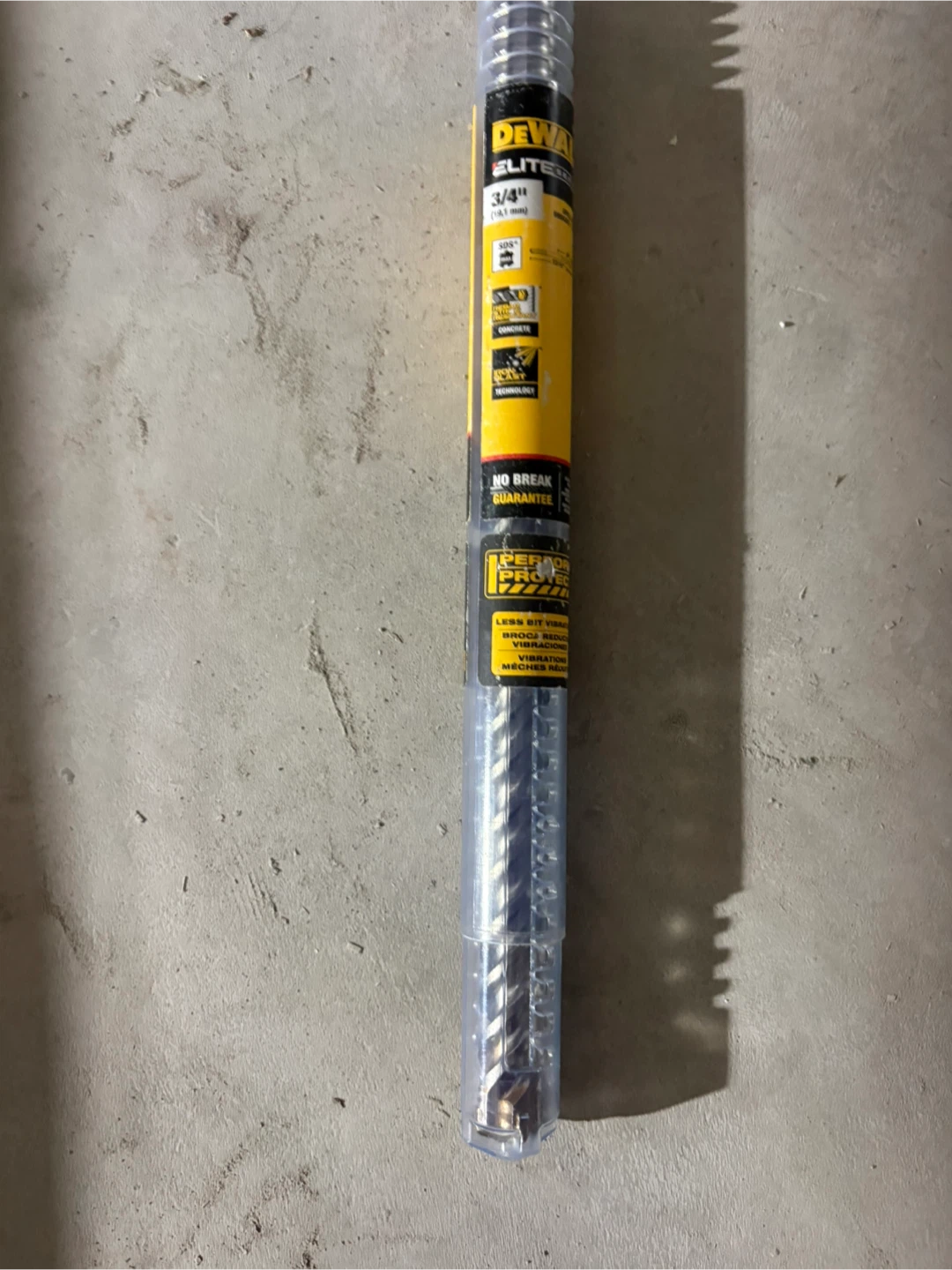 DeWalt Elite Series SDS Plus Concrete Drill Bit 3/4" - photo 2