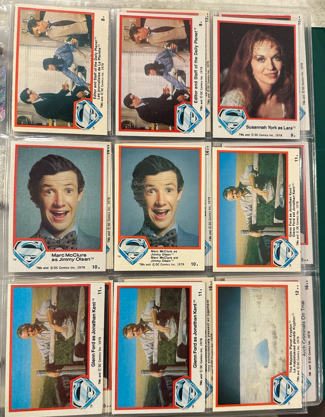1978 Superman Movie Trading Card Collection - photo 2