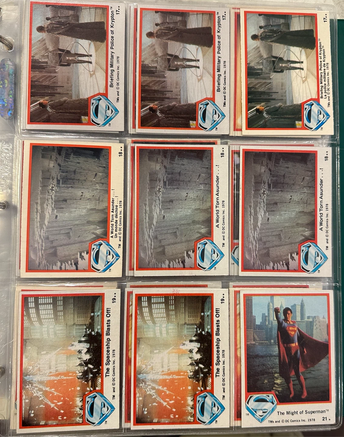 1978 Superman Movie Trading Card Collection - photo 4