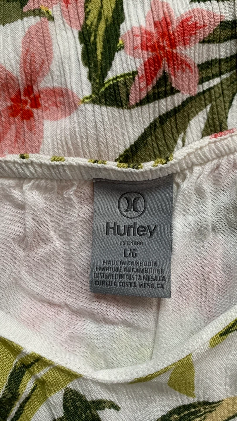 Hurley Floral Maxi Dress - Size Large - photo 4