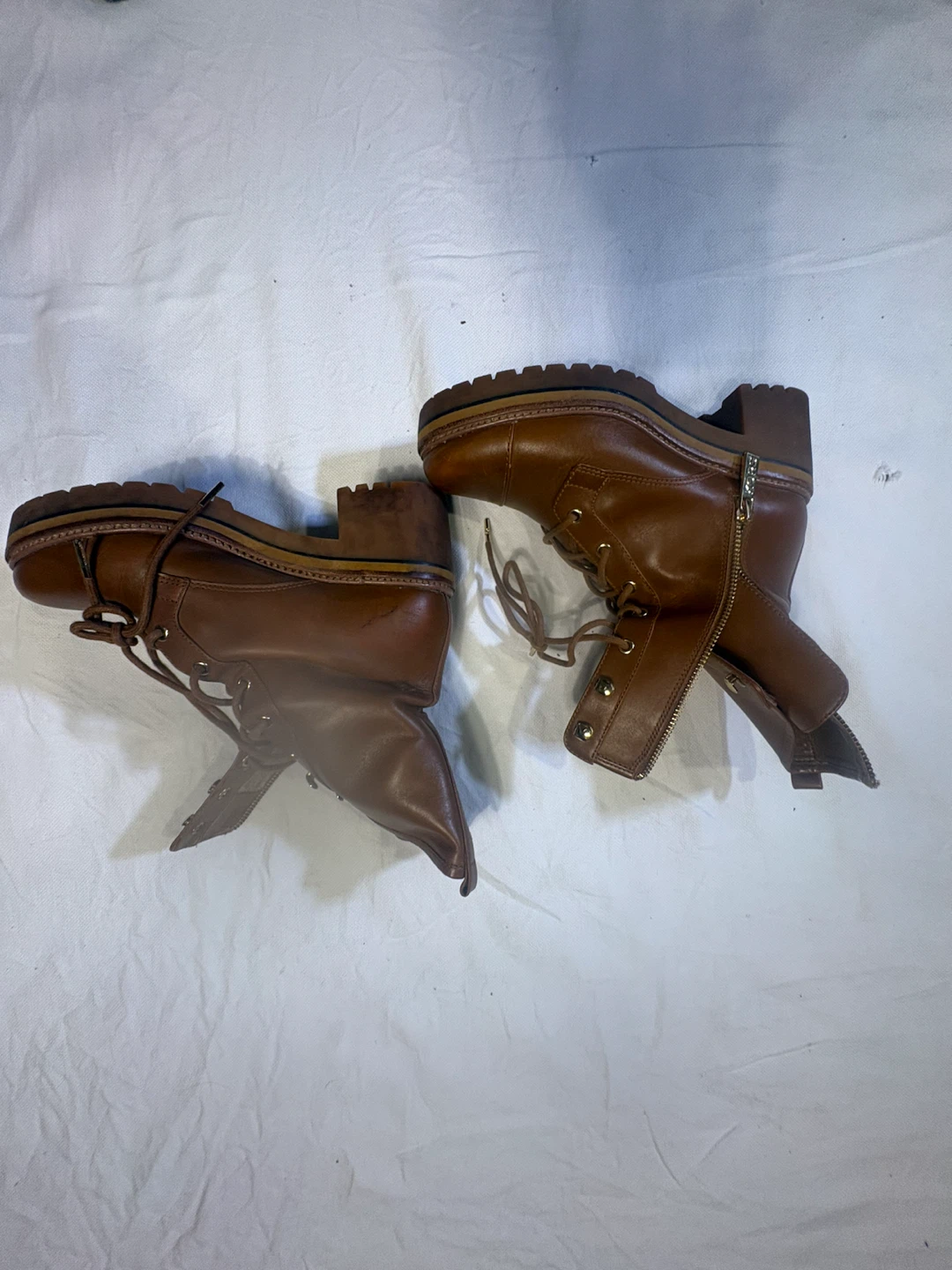 Michael Kors Tan Leather Boots