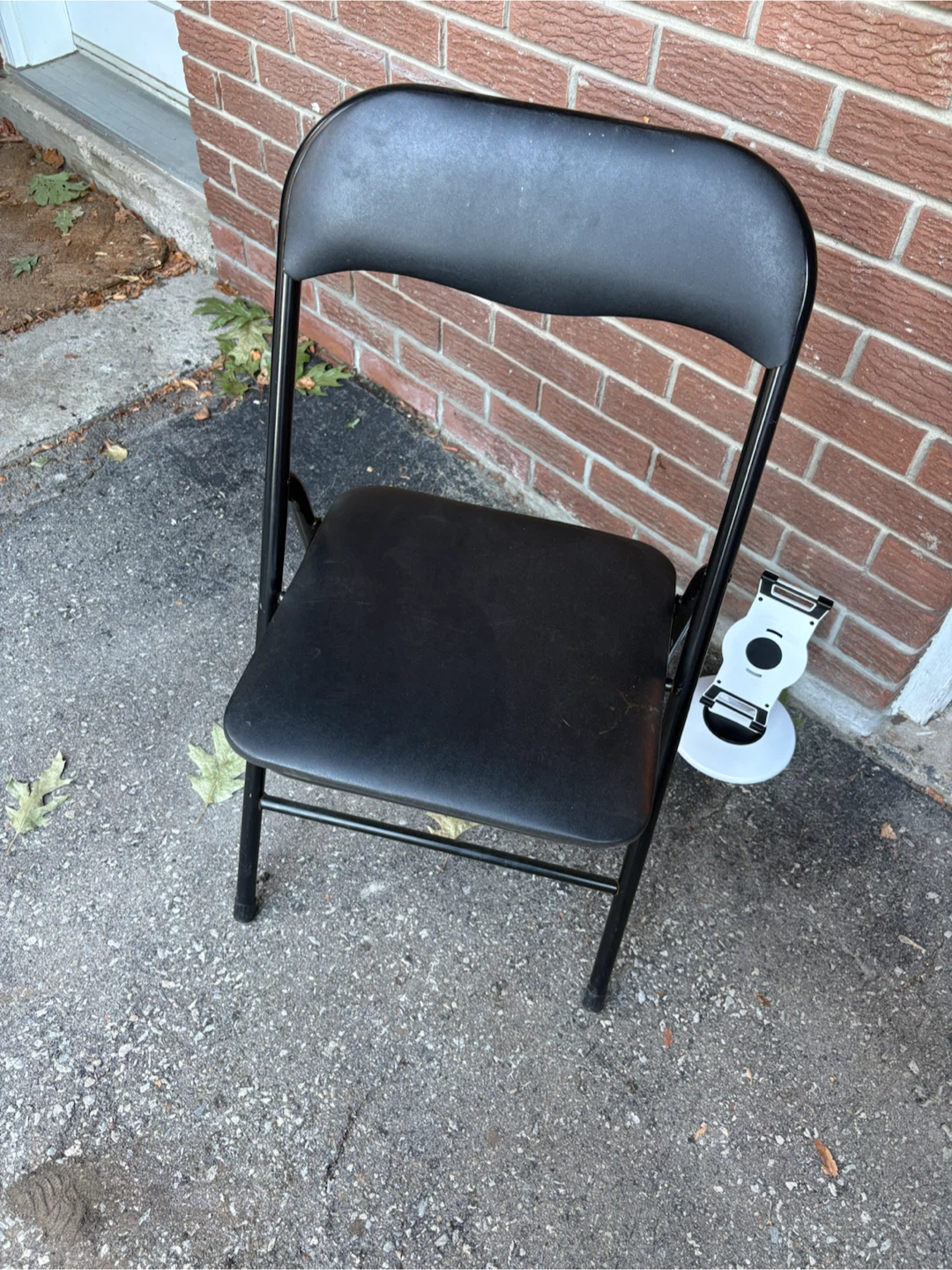 5 Black Folding Chair - photo 2