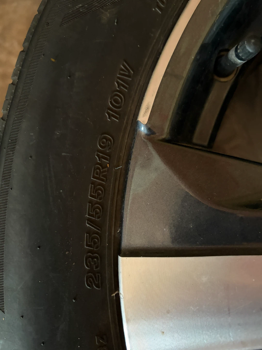 Nissan Rogue alloy rim with Bridgestone tire - photo 2