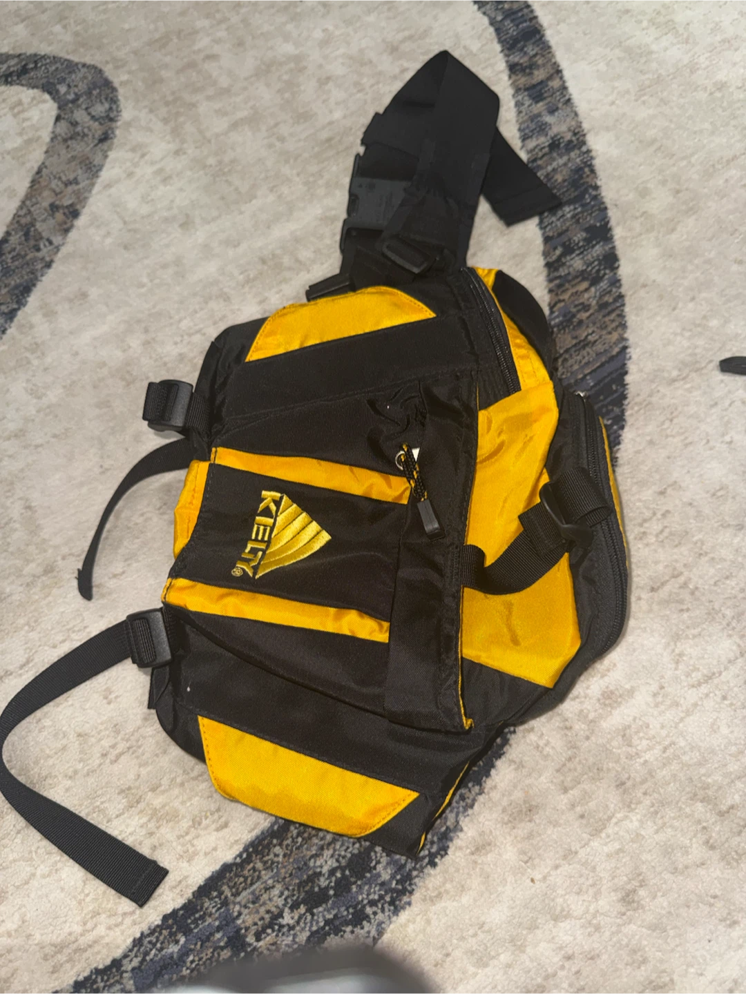 Kelty Yellow and Black Waist Pack