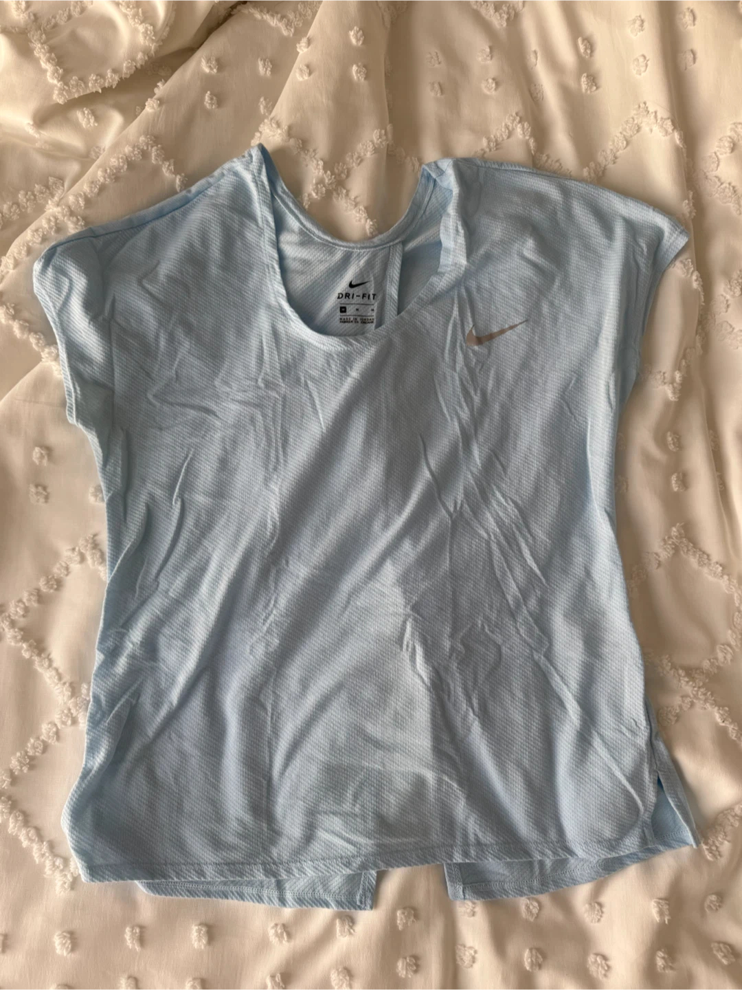 Nike Dri-FIT Light Blue Top - Medium