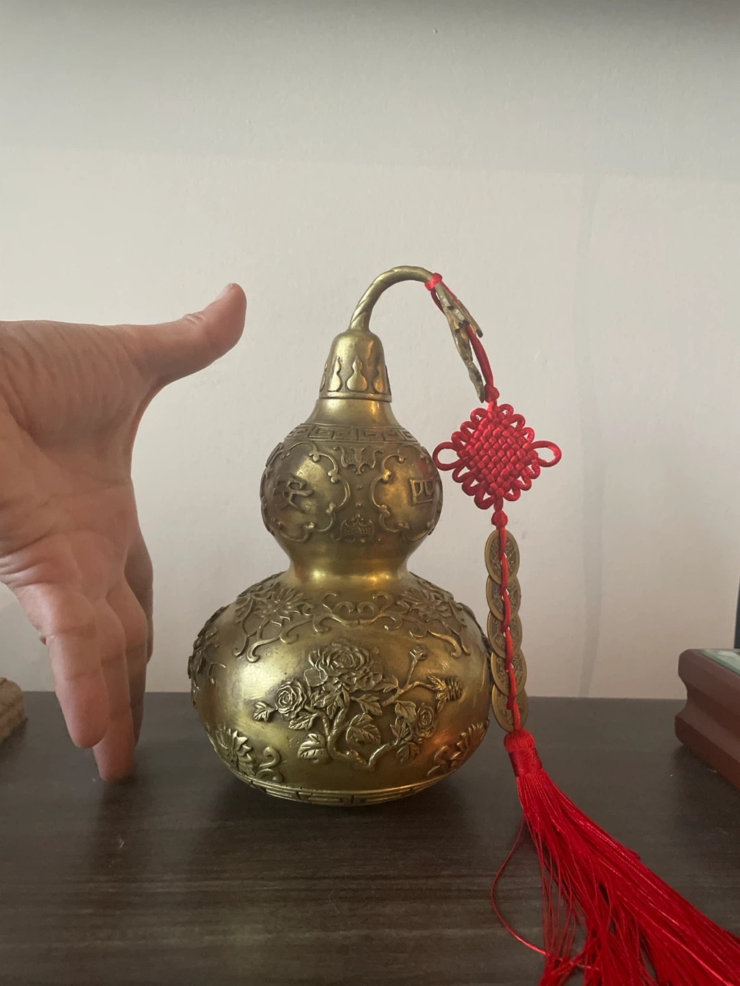 Decorative Brass Gourd Ornament