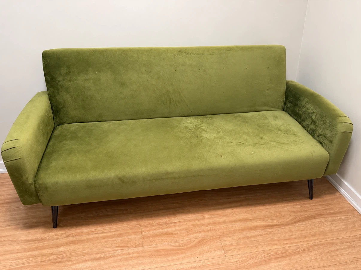 Green Velvet Sofa Bed